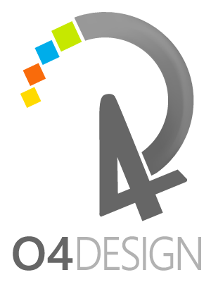 Logo O4D - Olve On rOll Over Design
