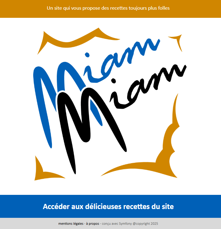 Aperçu miamiam.o4d.fr