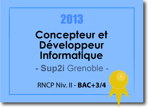 Diplôme Concepteur Développeur Informatique RNCP Niveau II (Bac+3)