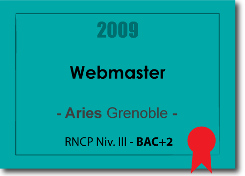 Diplôme Webmaster RNCP Niveau III (Bac+2)