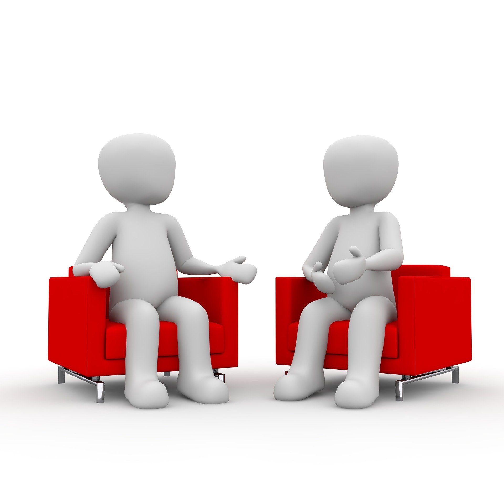 Réunion de projet entre un client et un webmaster freelance